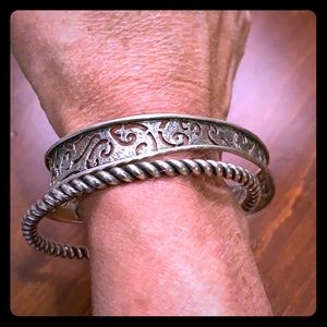 Silpada bracelets, 2, sterling silver